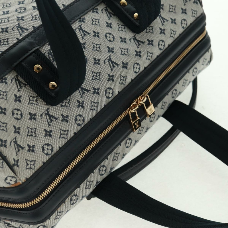 【日本直送】路易威登 Monogram Mini Josephine GM 手提包 藍色 M92211 LV Auth 162805V-13