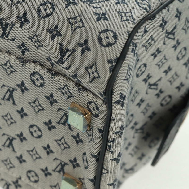 【日本直送】路易威登 Monogram Mini Josephine GM 手提包 藍色 M92211 LV Auth 162805V-18