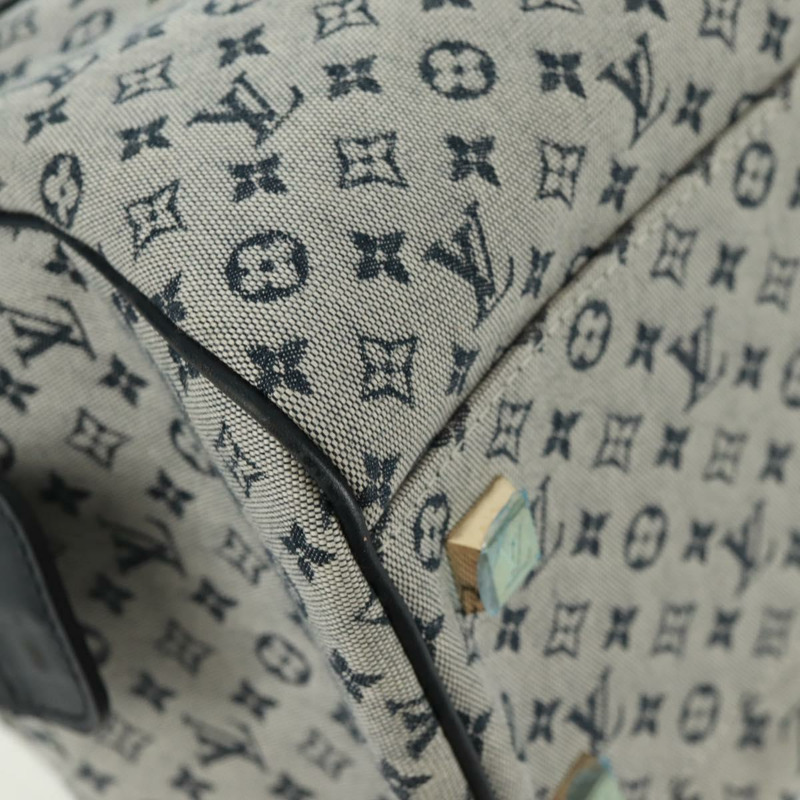 【日本直送】路易威登 Monogram Mini Josephine GM 手提包 藍色 M92211 LV Auth 162805V-19