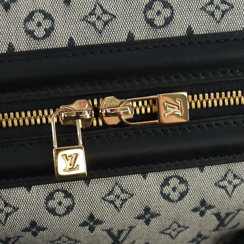 【日本直送】路易威登 Monogram Mini Josephine GM 手提包 藍色 M92211 LV Auth 162805V-21