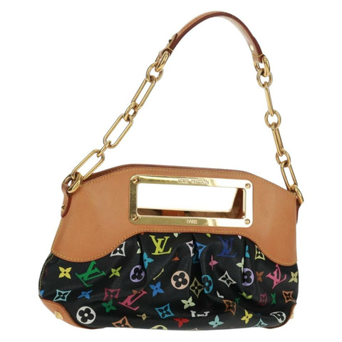 路易威登 Monogram Multicolor Judy MM 兩用包 黑色 M40256 正品 164078SAV