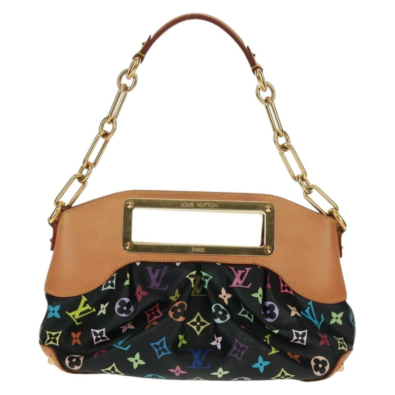 【日本直送】路易威登 Monogram Multicolor Judy MM 兩用包 黑色 M40256 正品 164078SAV-1