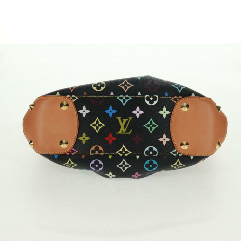 【日本直送】路易威登 Monogram Multicolor Judy MM 兩用包 黑色 M40256 正品 164078SAV-4
