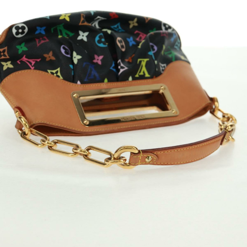 【日本直送】路易威登 Monogram Multicolor Judy MM 兩用包 黑色 M40256 正品 164078SAV-6