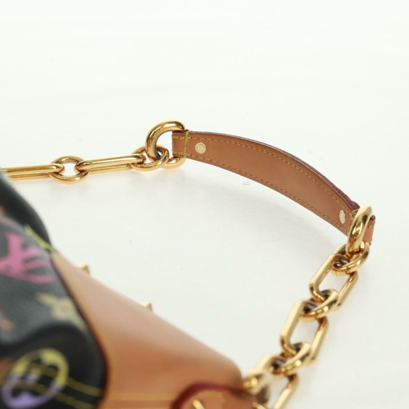 【日本直送】路易威登 Monogram Multicolor Judy MM 兩用包 黑色 M40256 正品 164078SAV-7