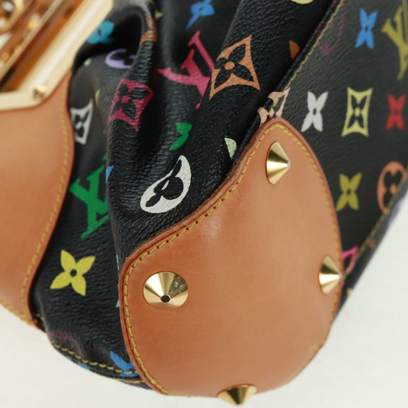 【日本直送】路易威登 Monogram Multicolor Judy MM 兩用包 黑色 M40256 正品 164078SAV-8