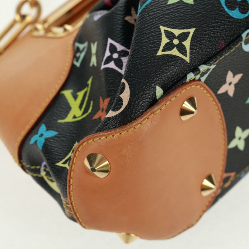 【日本直送】路易威登 Monogram Multicolor Judy MM 兩用包 黑色 M40256 正品 164078SAV-14