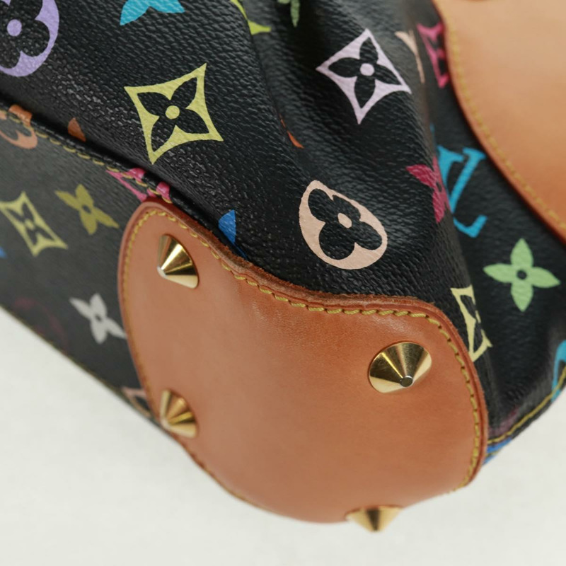 【日本直送】路易威登 Monogram Multicolor Judy MM 兩用包 黑色 M40256 正品 164078SAV-15