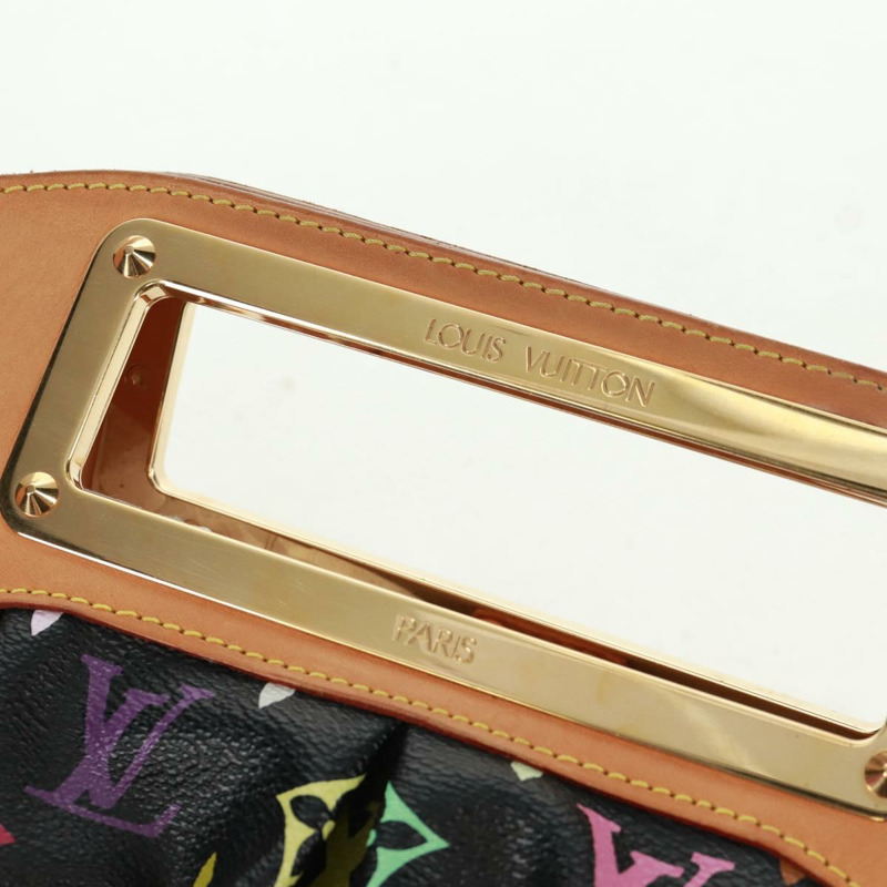 【日本直送】路易威登 Monogram Multicolor Judy MM 兩用包 黑色 M40256 正品 164078SAV-16