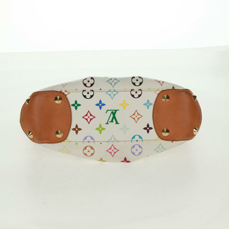 【日本直送】路易威登 Monogram Multicolor Judy PM 單肩包 白色 M40257 正品 163569V-4