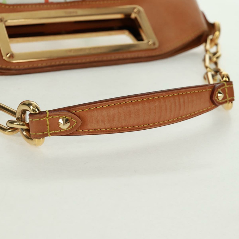【日本直送】路易威登 Monogram Multicolor Judy PM 單肩包 白色 M40257 正品 163569V-6