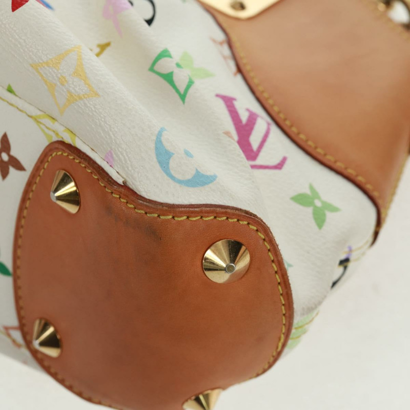 【日本直送】路易威登 Monogram Multicolor Judy PM 單肩包 白色 M40257 正品 163569V-17