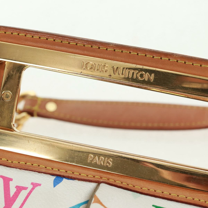 【日本直送】路易威登 Monogram Multicolor Judy PM 單肩包 白色 M40257 正品 163569V-18