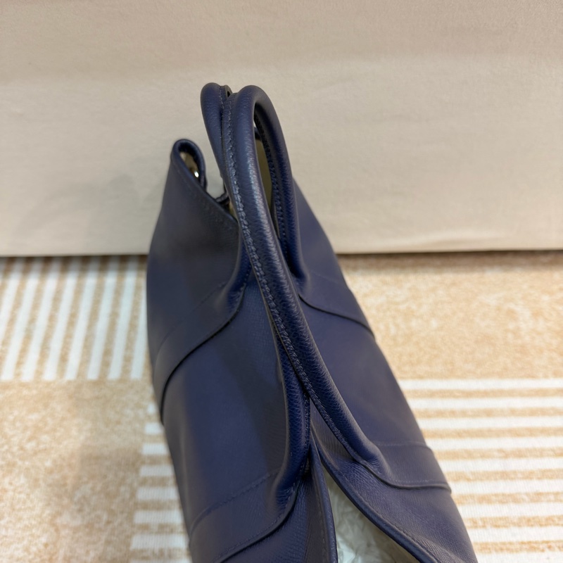 Hermes 愛馬仕 花園30cm Garden Party 藍色 Epsom皮-2