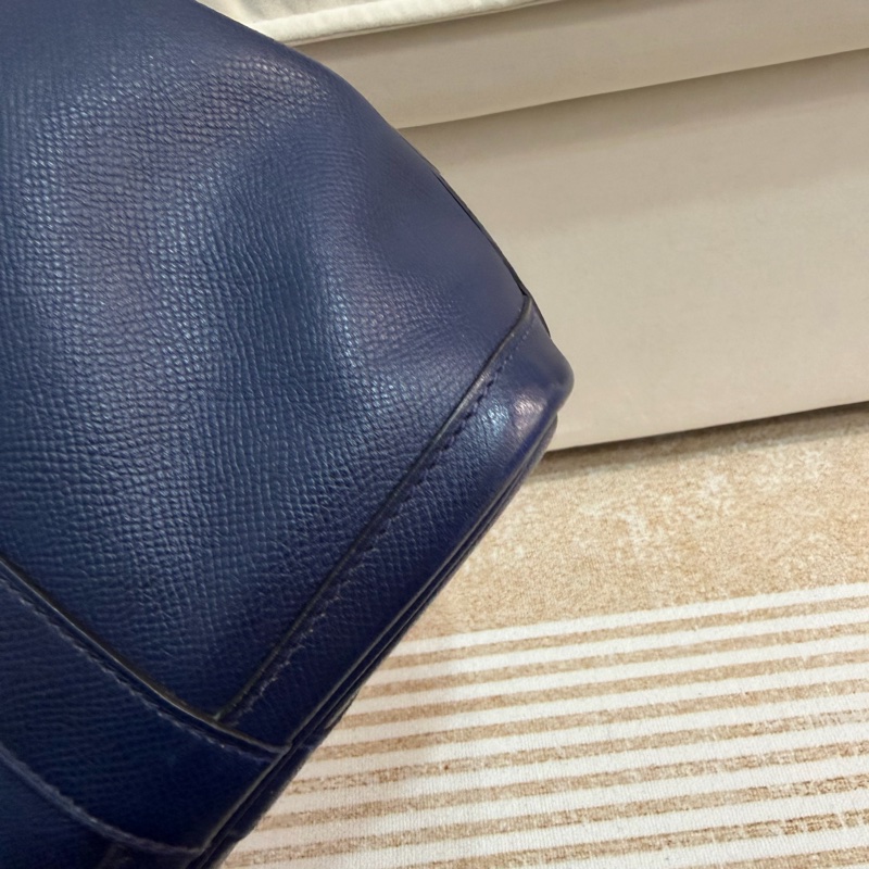 Hermes 愛馬仕 花園30cm Garden Party 藍色 Epsom皮-4