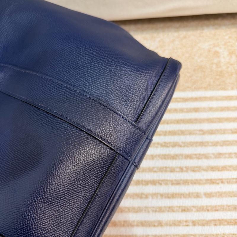 Hermes 愛馬仕 花園30cm Garden Party 藍色 Epsom皮-5