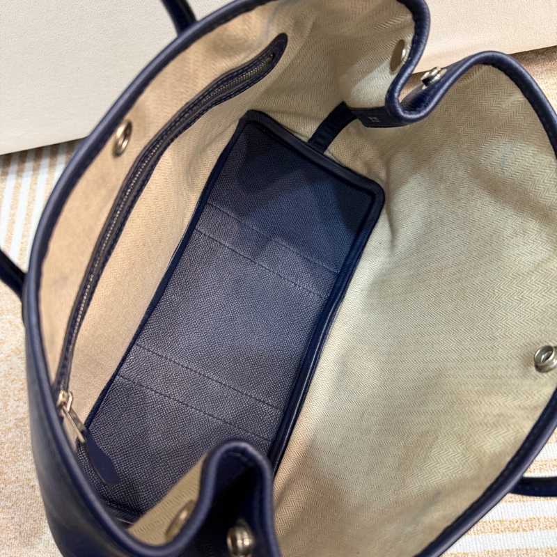 Hermes 愛馬仕 花園30cm Garden Party 藍色 Epsom皮-8