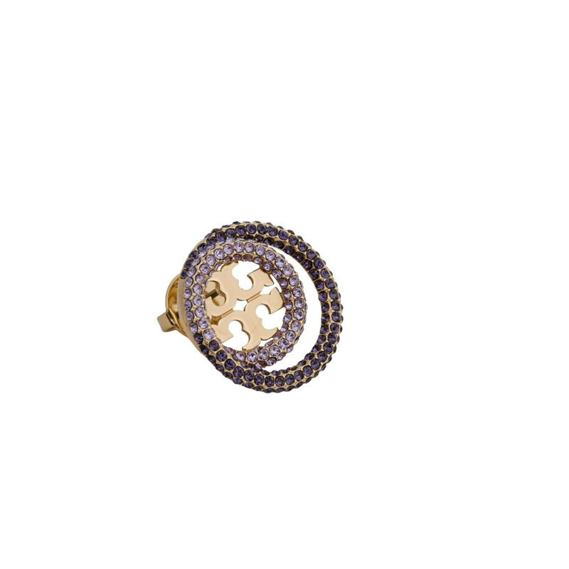 Miller Pave Double Ring Stud 針式耳環-3