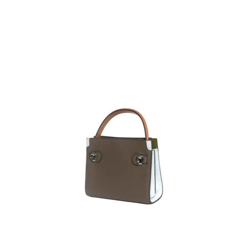 Petite Lee Radziwill Colorblock Pebbled Double Bag 斜揹袋/手提袋-3