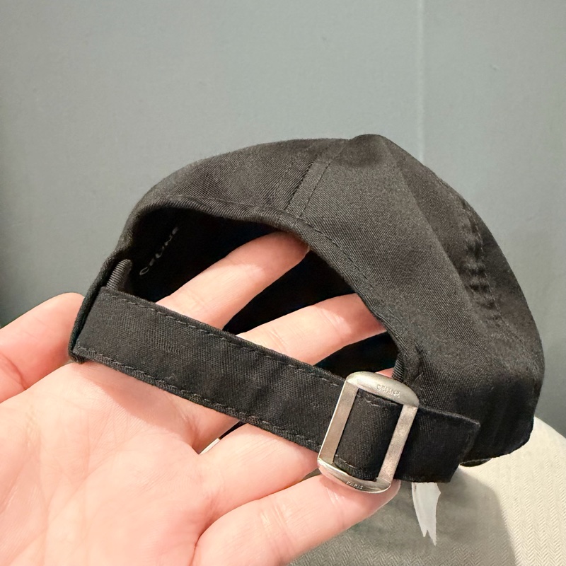 Celine 刺繡 棒球帽 黑 M-3