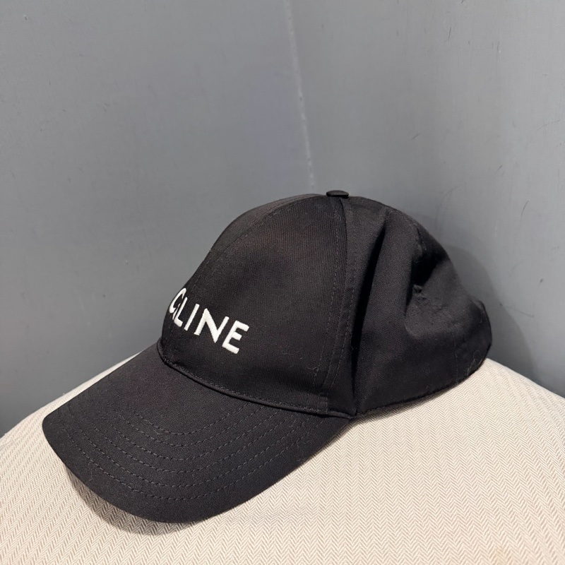 Celine 刺繡 棒球帽 黑 M-6