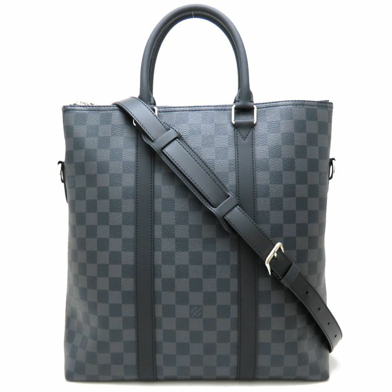 路易威登 Damier Graphite Anton N40000 手提包，2 路，灰色，352607-1