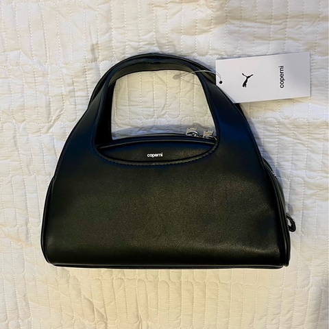 PUMA × COPERNI Medium Leather Handbag Crossbody Bag black 黑色皮 手袋 手提包 斜背包