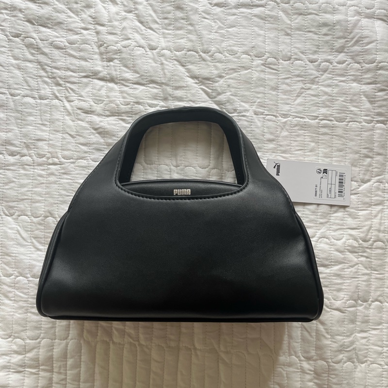 PUMA × COPERNI Medium Leather Handbag Crossbody Bag black 黑色皮 手袋 手提包 斜背包-1