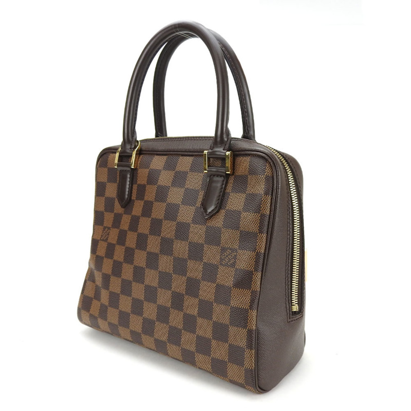 路易威登 Brera 手提包 N51150，Damier Ebene 皮革，金色五金配件。女士路易威登-2