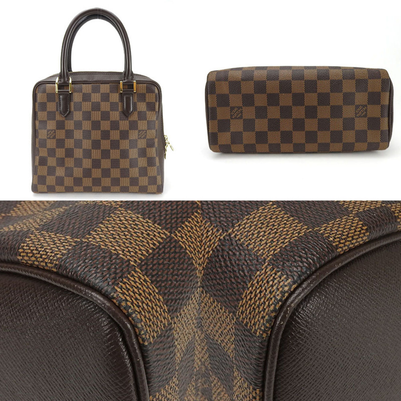 路易威登 Brera 手提包 N51150，Damier Ebene 皮革，金色五金配件。女士路易威登-4