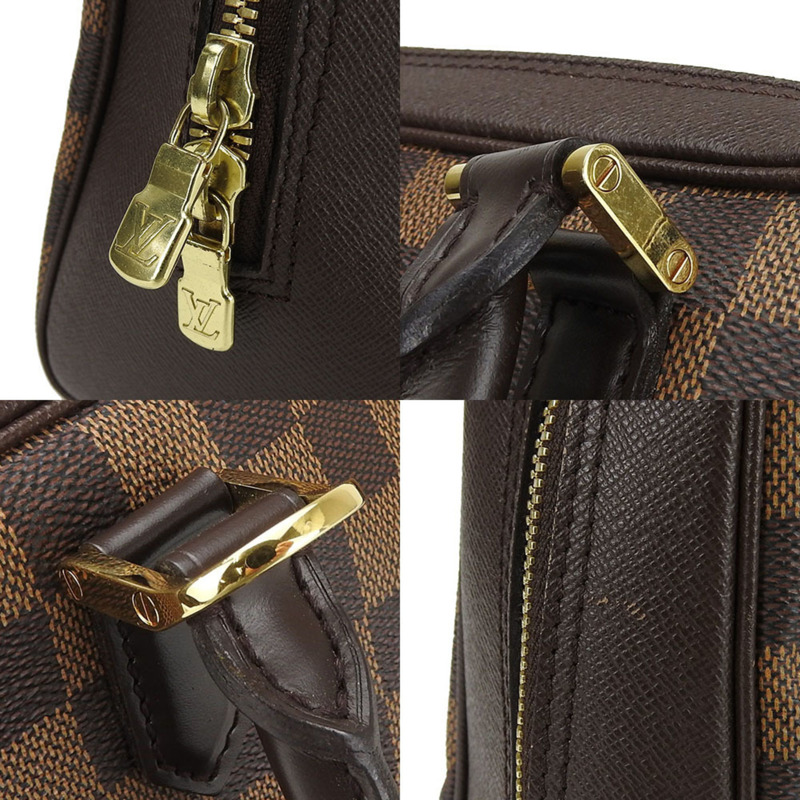 路易威登 Brera 手提包 N51150，Damier Ebene 皮革，金色五金配件。女士路易威登-6