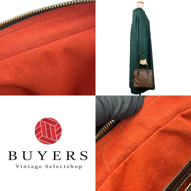 路易威登 Brera 手提包 N51150，Damier Ebene 皮革，金色五金配件。女士路易威登-8