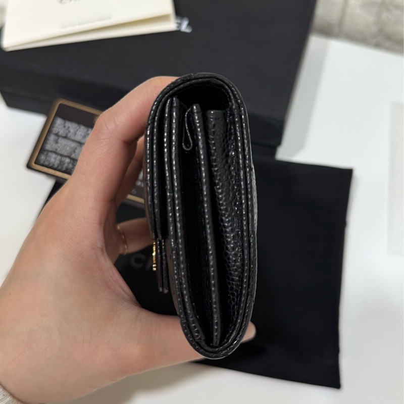 Chanel香奈兒卡夾 香奈兒零錢包 經典口蓋卡夾-2