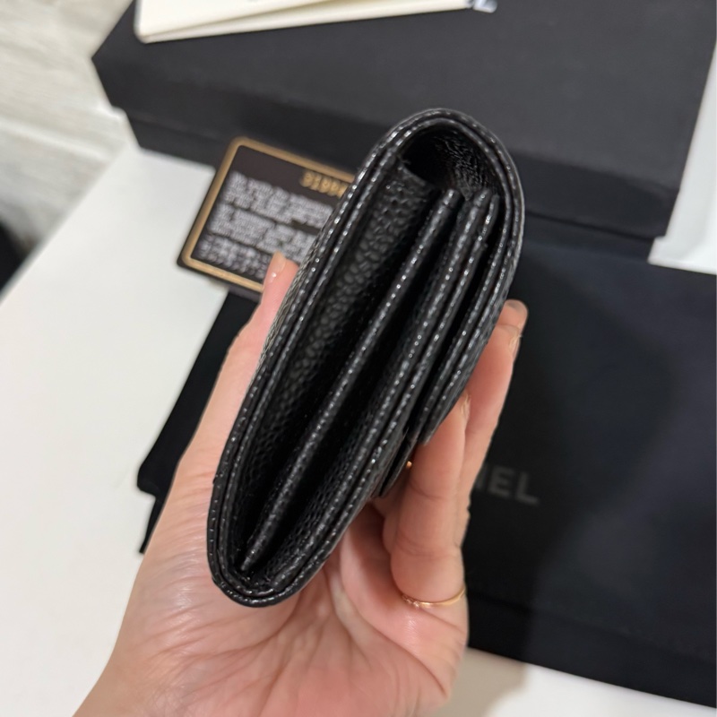 Chanel香奈兒卡夾 香奈兒零錢包 經典口蓋卡夾-4