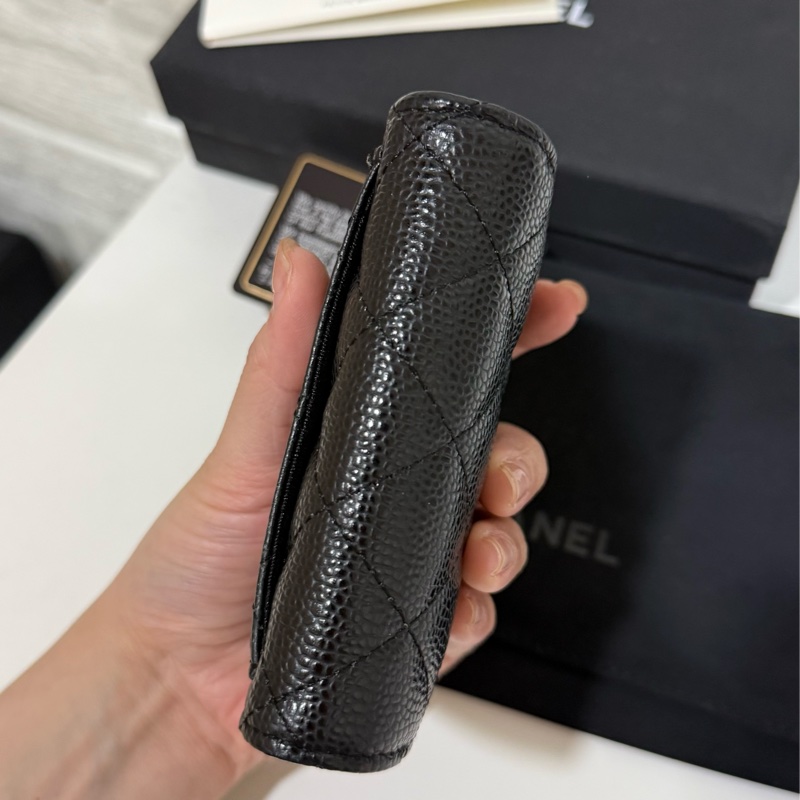 Chanel香奈兒卡夾 香奈兒零錢包 經典口蓋卡夾-5