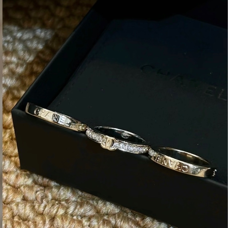 Chanel香奈兒26P疊戴3環戒指限定-2