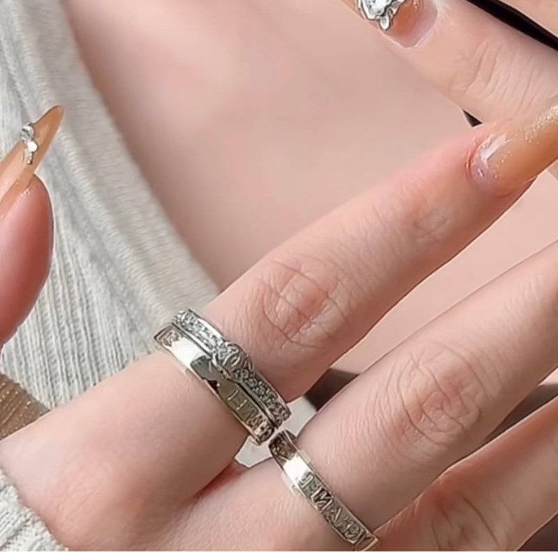 Chanel香奈兒26P疊戴3環戒指限定-3