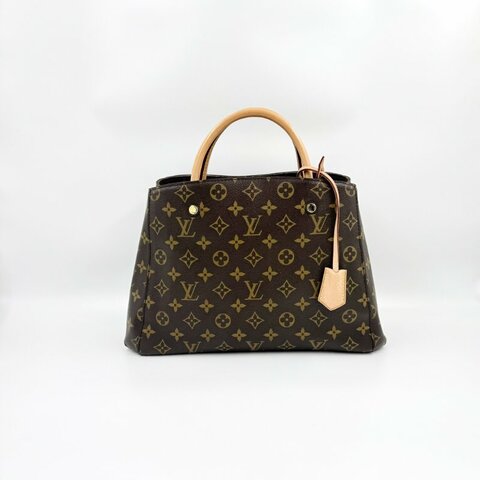 Louis Vuitton - 原花蒙田手提斜背包╻MM