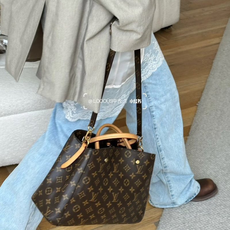 Louis Vuitton - 原花蒙田手提斜背包╻MM-5