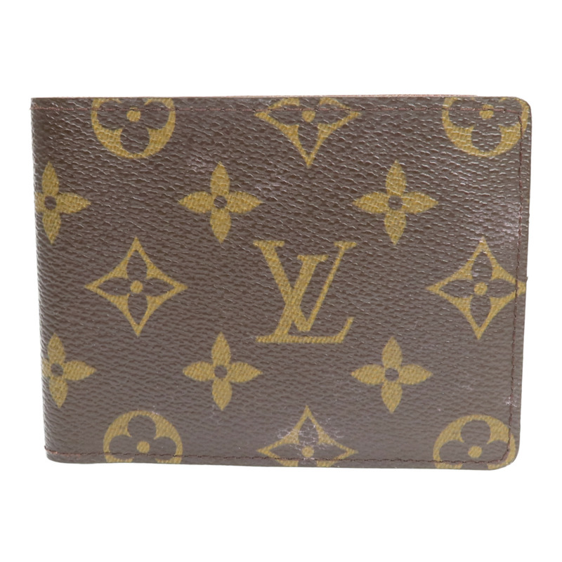 LOUIS VUITTON Monogram Porte Billets 9 Cartes Credit Wallet錢包-0