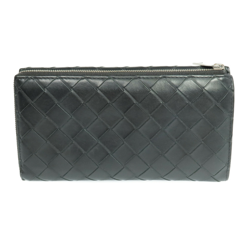 BOTTEGA VENETA 牛皮皮革Long Wallet銀扣長錢包-2