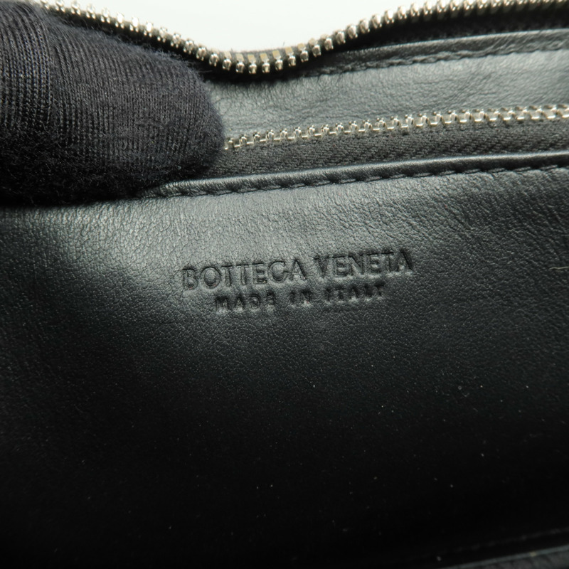 BOTTEGA VENETA 牛皮皮革Long Wallet銀扣長錢包-6