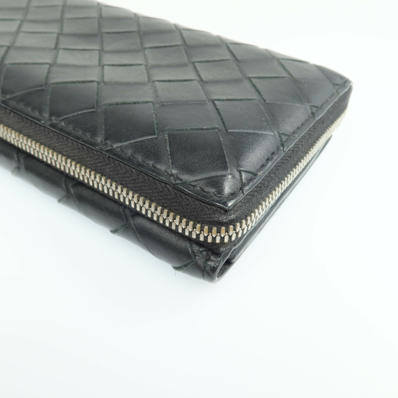 BOTTEGA VENETA 牛皮皮革Long Wallet銀扣長錢包-14