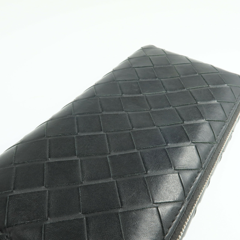 BOTTEGA VENETA 牛皮皮革Long Wallet銀扣長錢包-16