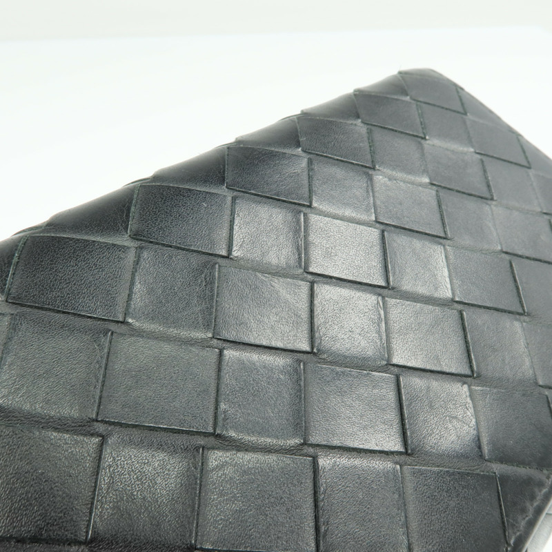 BOTTEGA VENETA 牛皮皮革Long Wallet銀扣長錢包-17