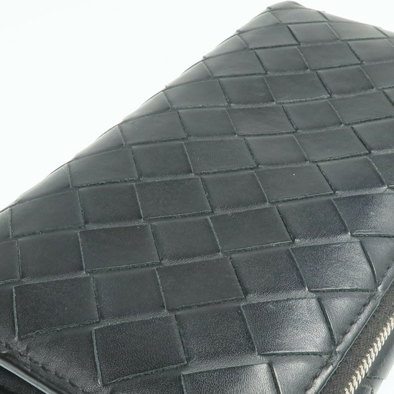 BOTTEGA VENETA 牛皮皮革Long Wallet銀扣長錢包-20