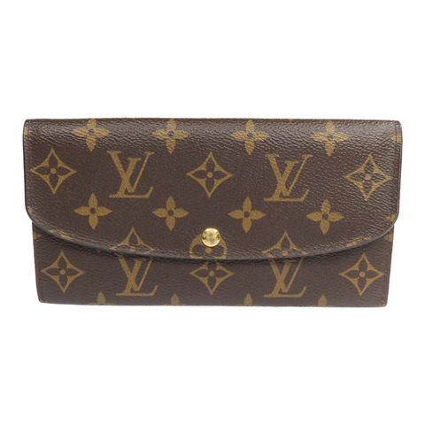 LOUIS VUITTON Monogram Emilie Long Wallet金扣長錢包