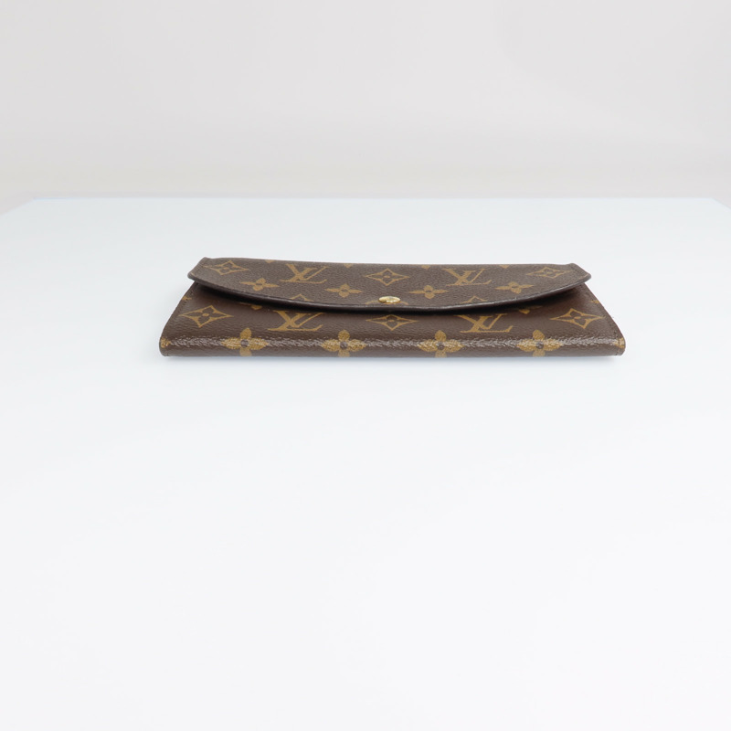 LOUIS VUITTON Monogram Emilie Long Wallet金扣長錢包-5