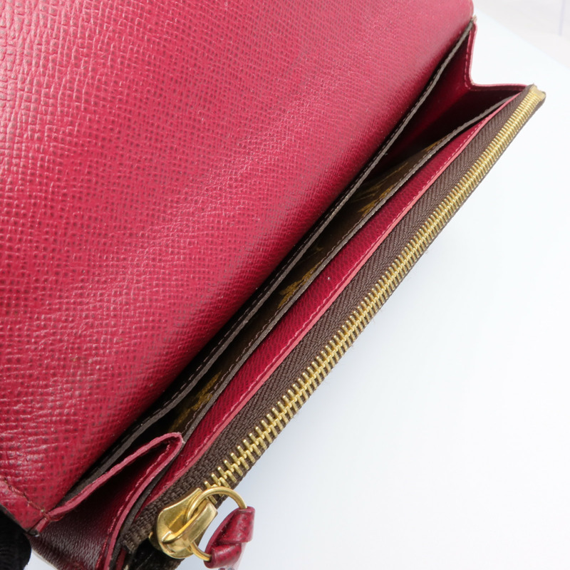 LOUIS VUITTON Monogram Emilie Long Wallet金扣長錢包-6