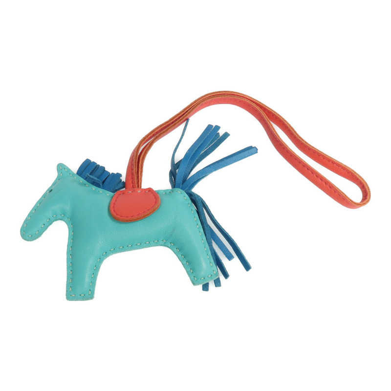 HERMES Milo皮革Rodeo PM掛飾-0